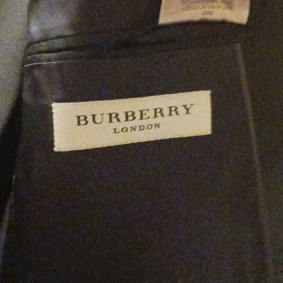 Burberry Black Fitted Wool Suit - Picture 8 of 10